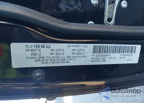 2016 Chrysler 300 300S from USA, damaged, VIN 2C3CCAGG2GH282973